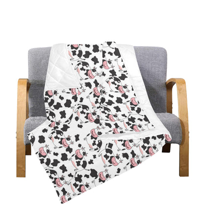 Cow Pattern Print Design 02 Premium Quilt