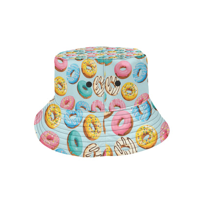Donut Pattern Print Design DN05 Unisex Bucket Hat