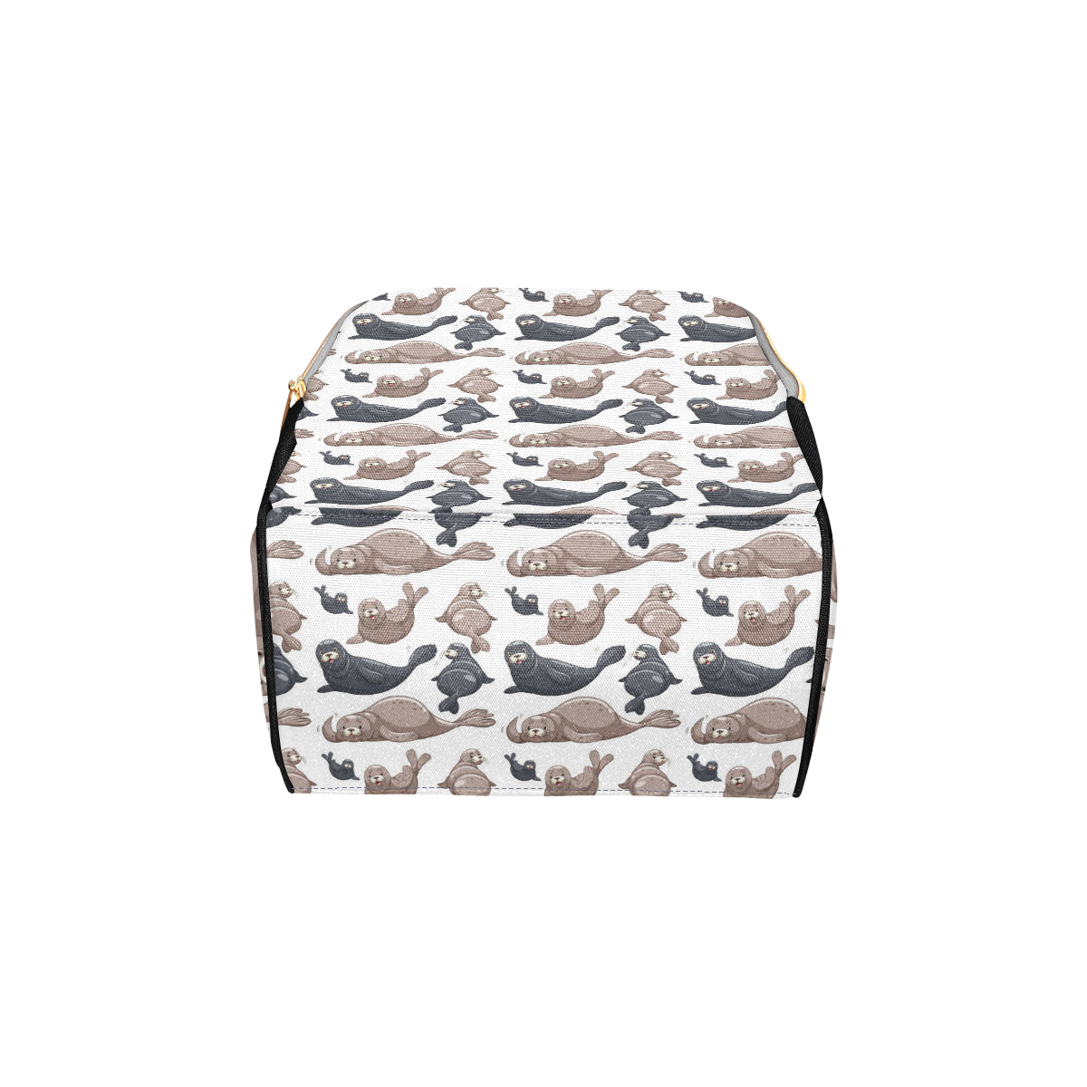 Sea Lion Pattern Print Design 02 Diaper Bag Backpack