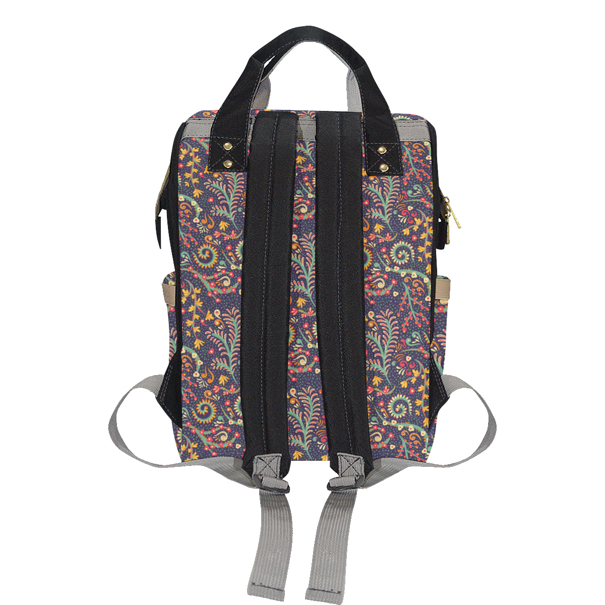 Bohemian Pattern Print Design 08 Diaper Bag Backpack