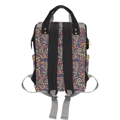 Bohemian Pattern Print Design 08 Diaper Bag Backpack