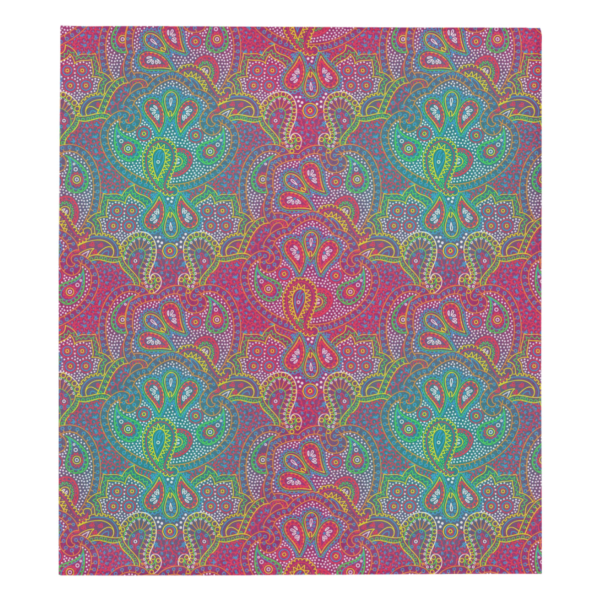 Boho Pattern Print Design 02 Premium Quilt