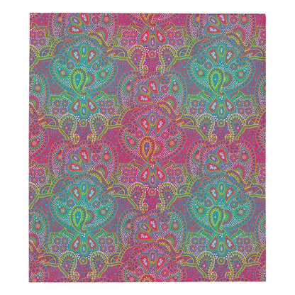 Boho Pattern Print Design 02 Premium Quilt