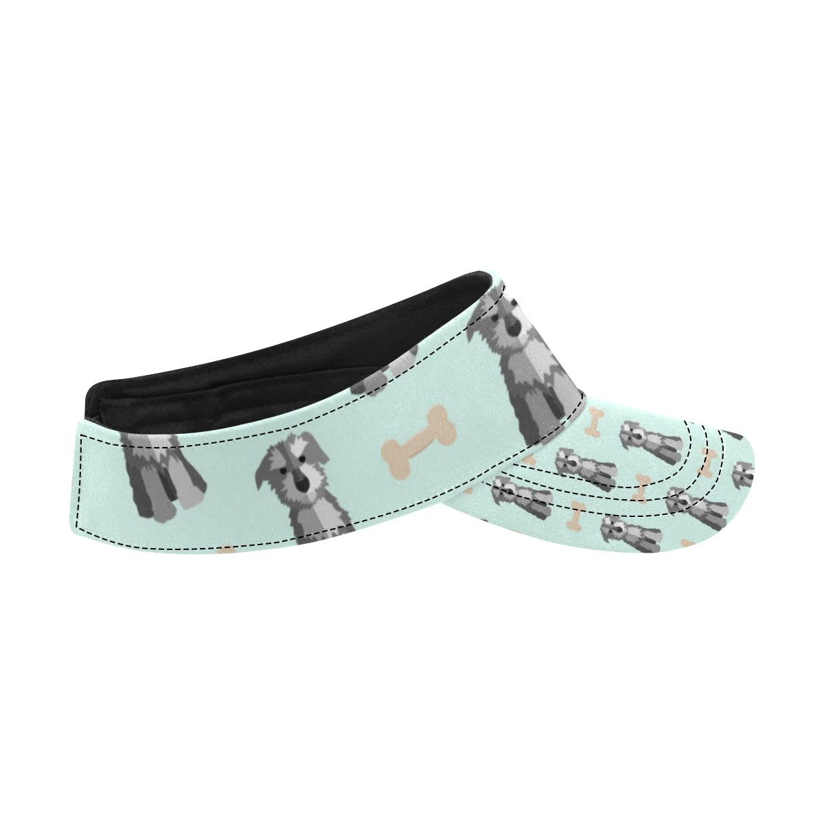 Schnauzers Pattern Print Design A03 Unisex Sun Visor