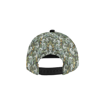 Koala Pattern Design Print Snapback Cap