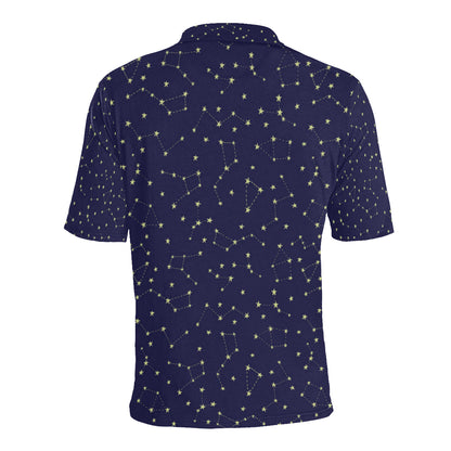 Constellation Pattern Print Design 02 Men Polo Shirt