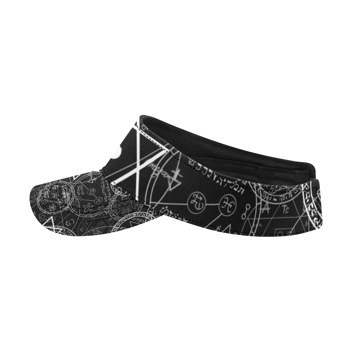 Pentagram Pattern Print Design A01 Unisex Sun Visor