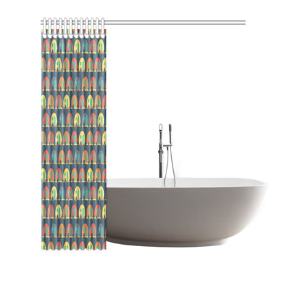 Camper Pattern Print Design 02 Shower Curtain