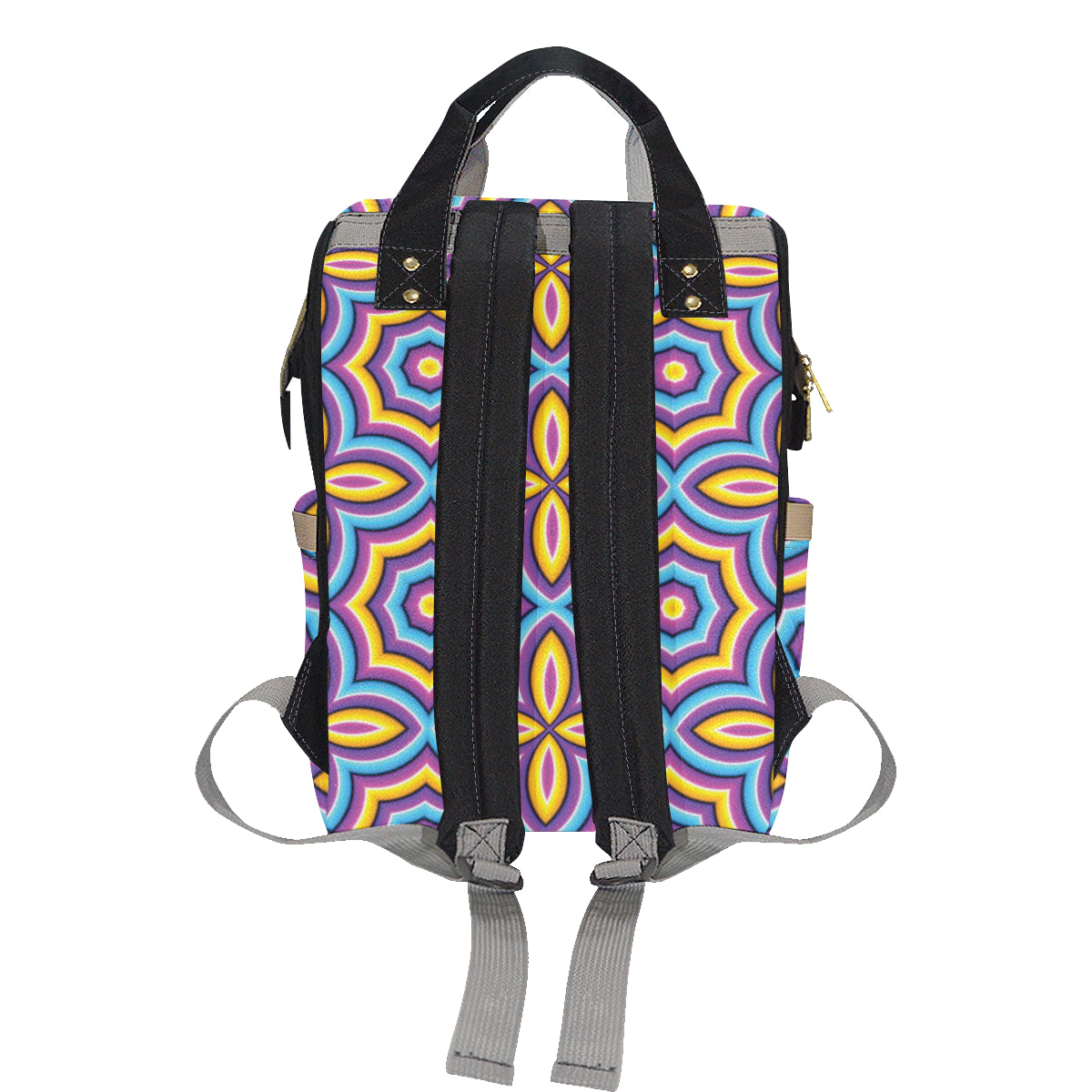 Optical illusion Pattern Print Design A03 Diaper Bag Backpack
