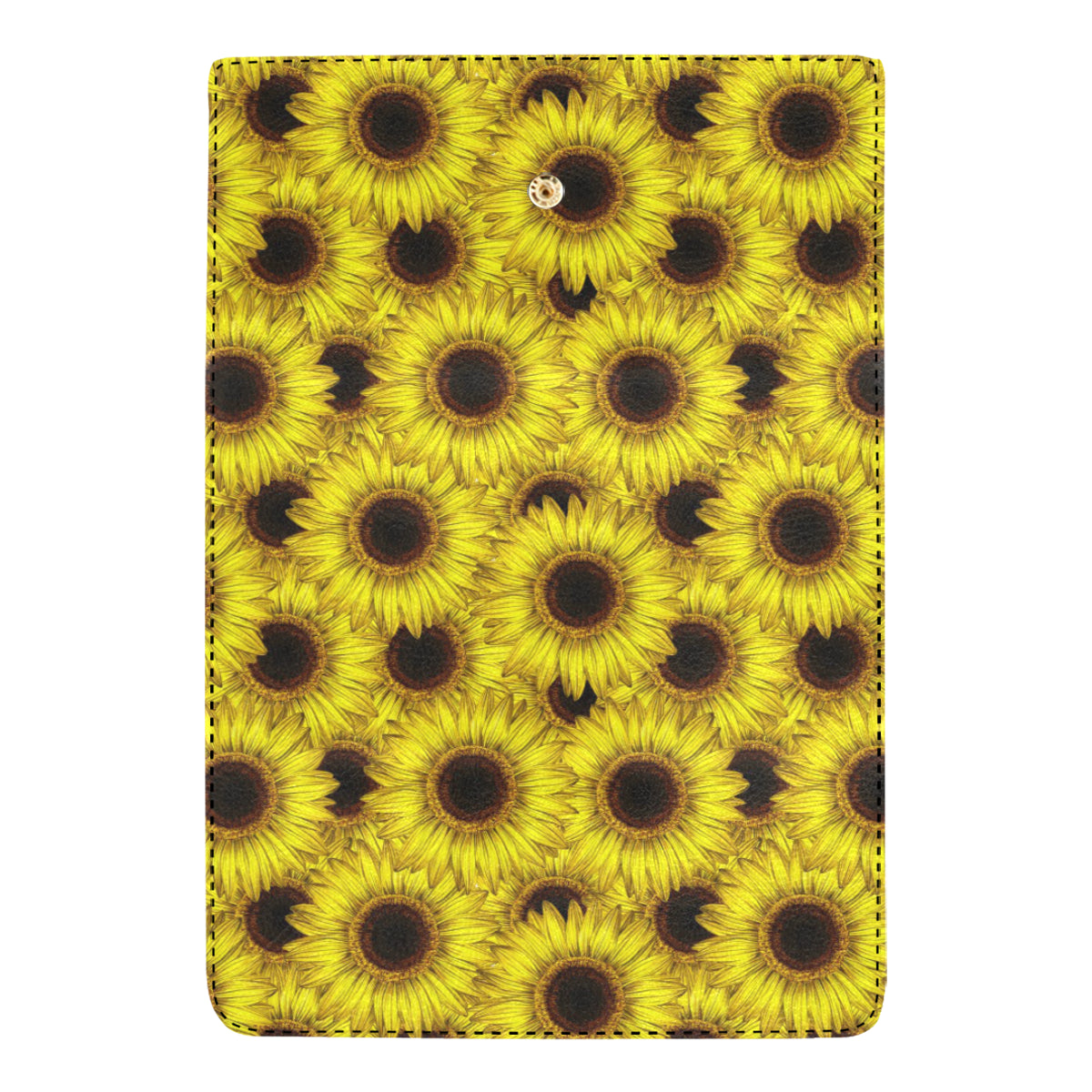 Sunflower Pattern Print Design SF011 Women's Trifold Wallet