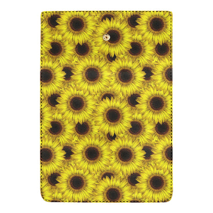 Sunflower Pattern Print Design SF011 Women's Trifold Wallet