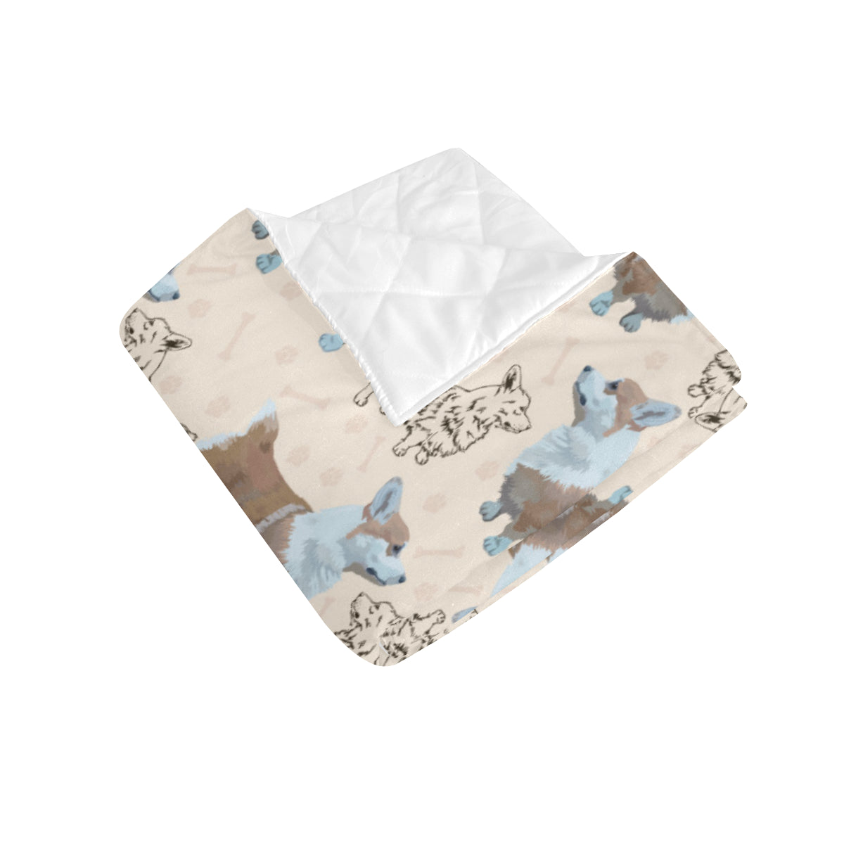 Pembroke Welsh Corgis Pattern Print Design A03 Premium Quilt
