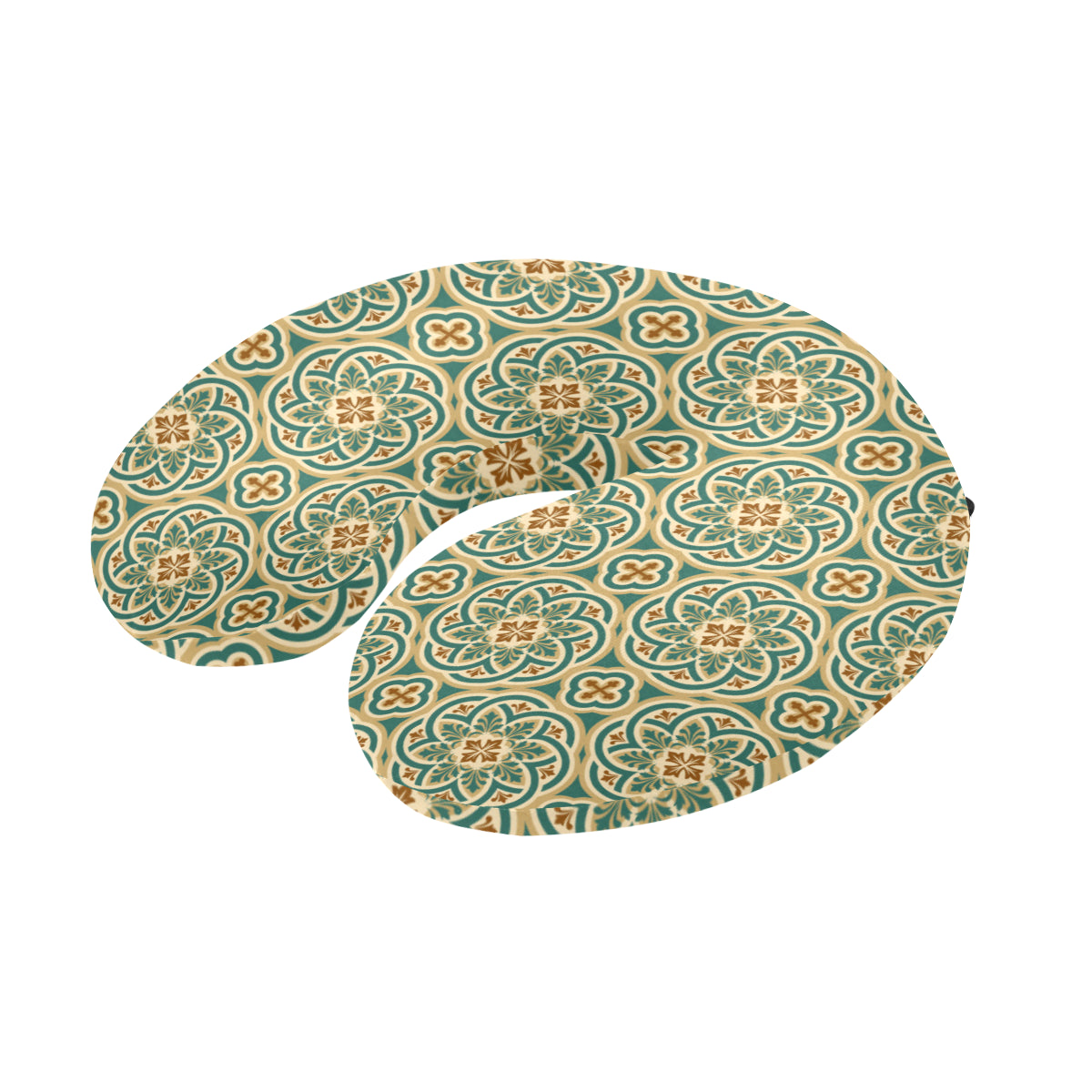 Cross Pattern Print Design 01 U-Shaped Travel Neck Pillow