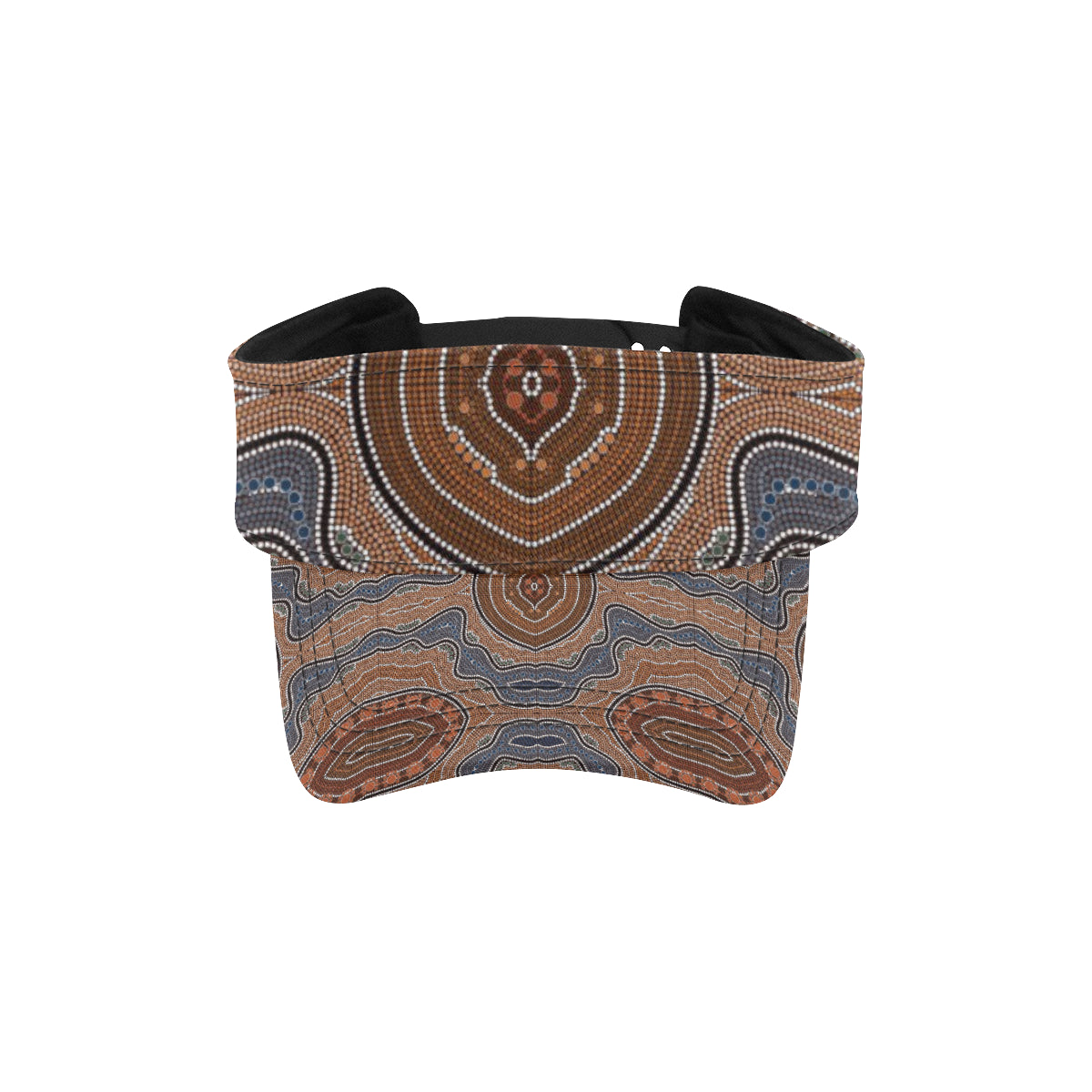 Aboriginal Pattern Print Design 01 Unisex Sun Visor