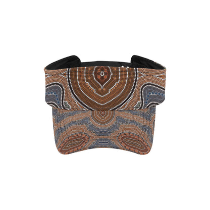 Aboriginal Pattern Print Design 01 Unisex Sun Visor