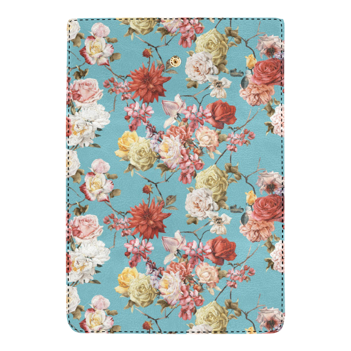 Summer Floral Pattern Print Design SF05 Women's Trifold Wallet
