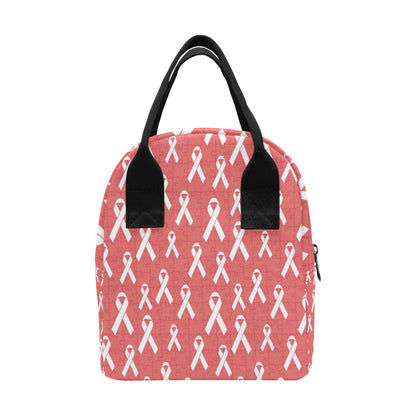 Autism Awareness Ribbon Design Print Insulated Lunch Bag