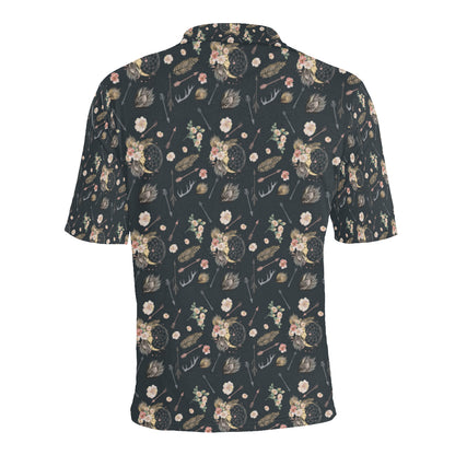 Bohemian Pattern Print Design 09 Men Polo Shirt