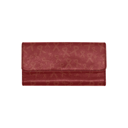 Multiple myeloma Pattern Print Design A02 Women's Trifold Wallet