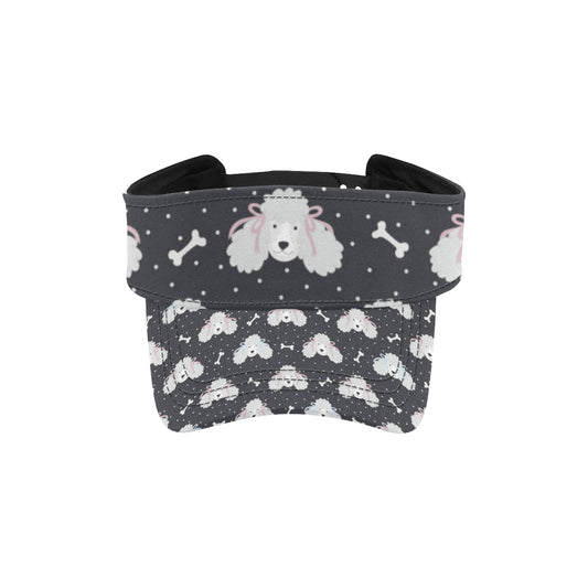 Poodle Pattern Print Design A03 Unisex Sun Visor