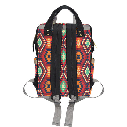 Native Pattern Print Design A07 Diaper Bag Backpack