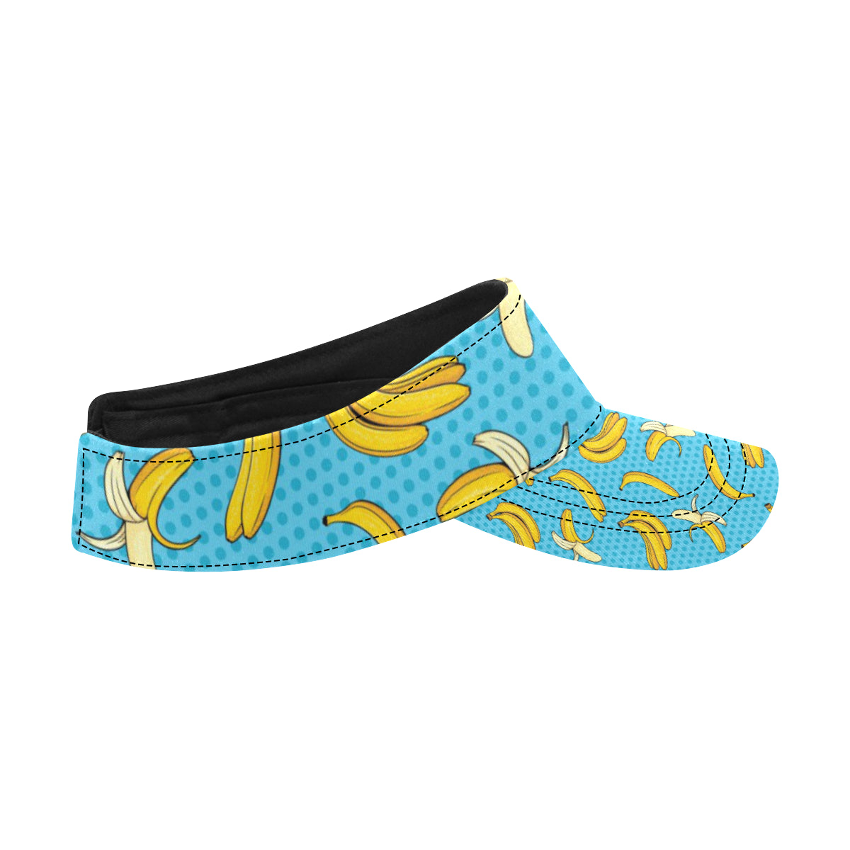 Banana Pattern Print Design BA08 Unisex Sun Visor