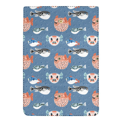 Fugu Pattern Print Design 02 Women's Trifold Wallet