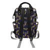 Harp Print Design LKS401 Diaper Bag Backpack