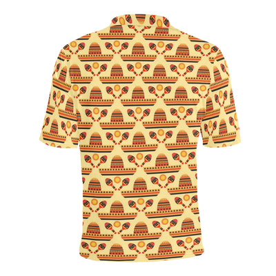 Maracas Print Design LKS403 Men Polo Shirt