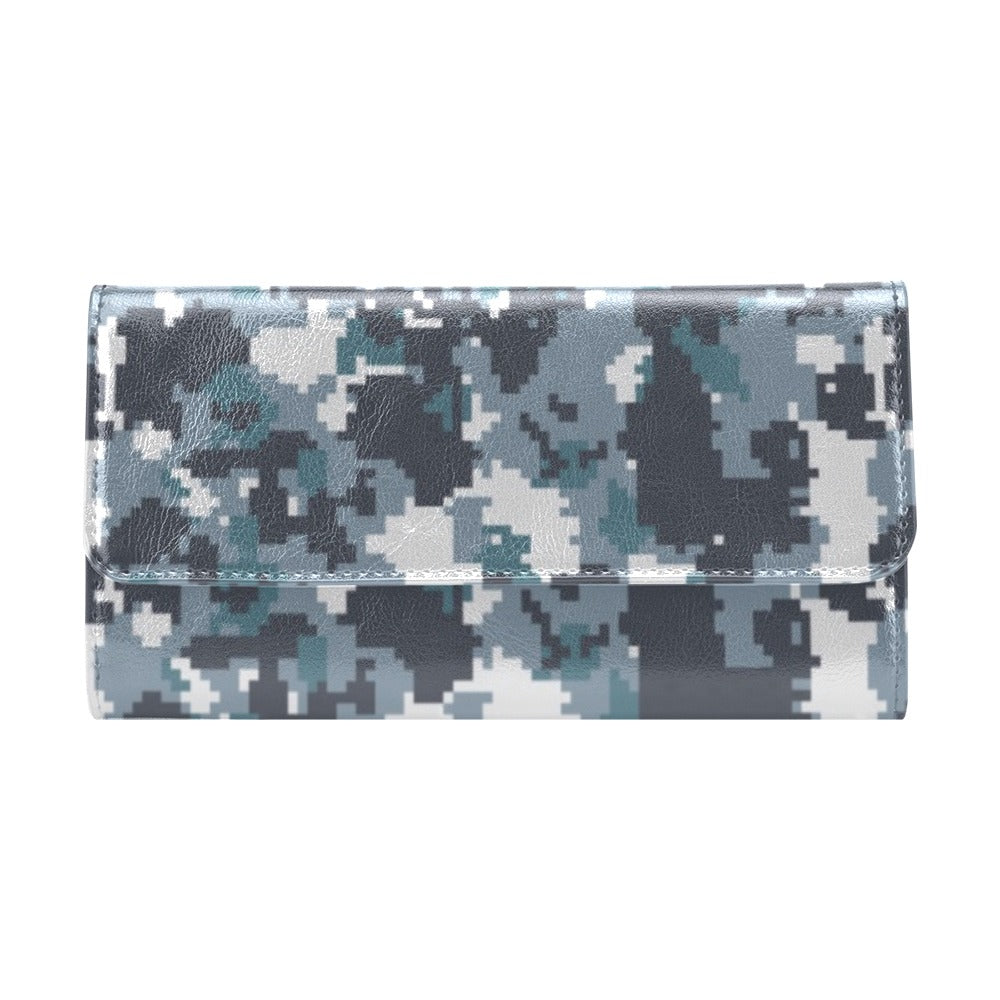 ACU Digital Urban Camouflage Women's Trifold Wallet