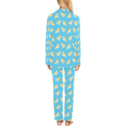 Sandwich Emoji Print Design LKS305 Women's Long Pajama Set