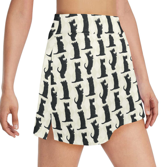 Scottish Terriers Print Design LKS309 17" Golf & Pickleball Skort with Pockets
