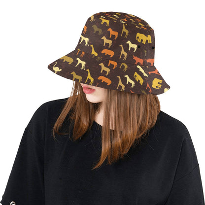 Safari Animal Print Design LKS301 Unisex Bucket Hat
