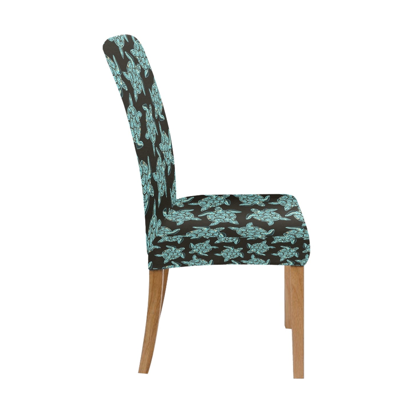 Sea Turtle Print Design LKS302 Dining Chair Slipcover