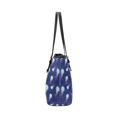 Jellyfish Cute Design Leather Tote Bag