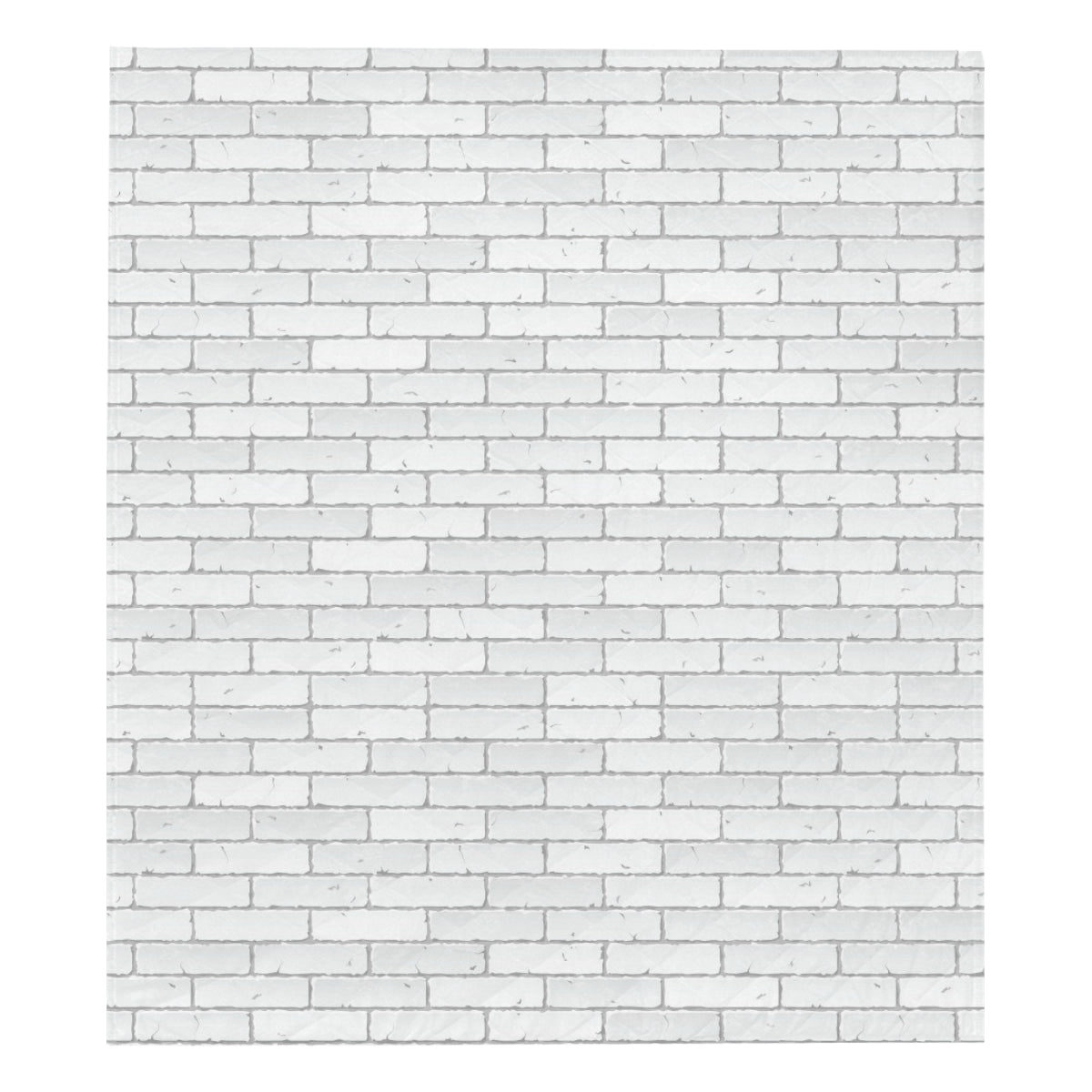 Brick White Pattern Print Design 03 Premium Quilt