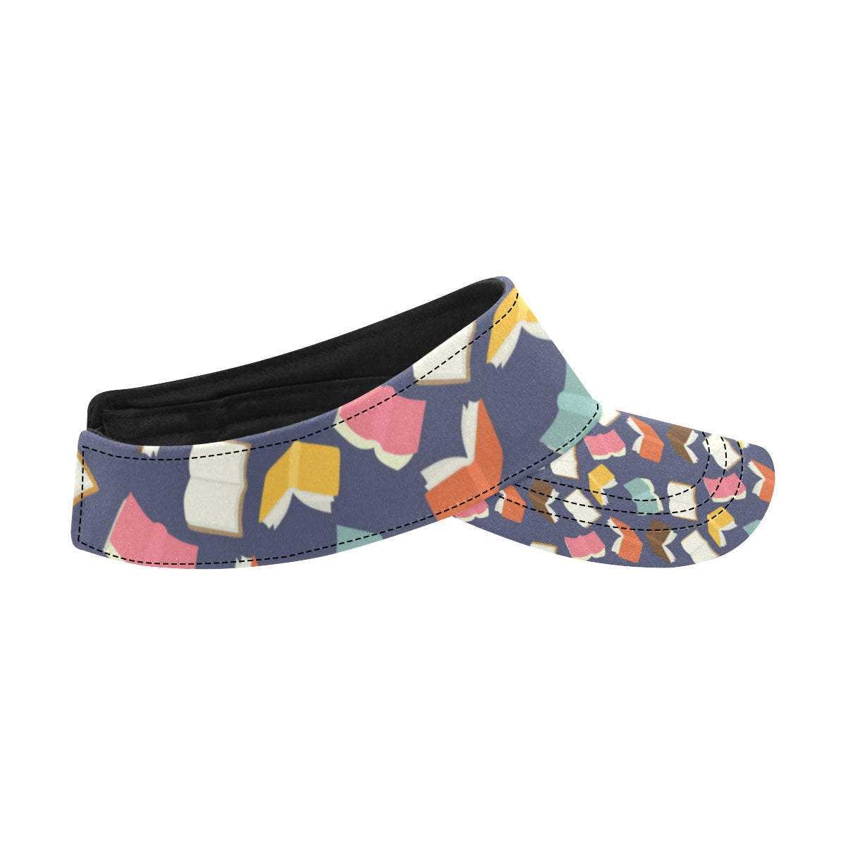 Book Pattern Print Design 01 Unisex Sun Visor