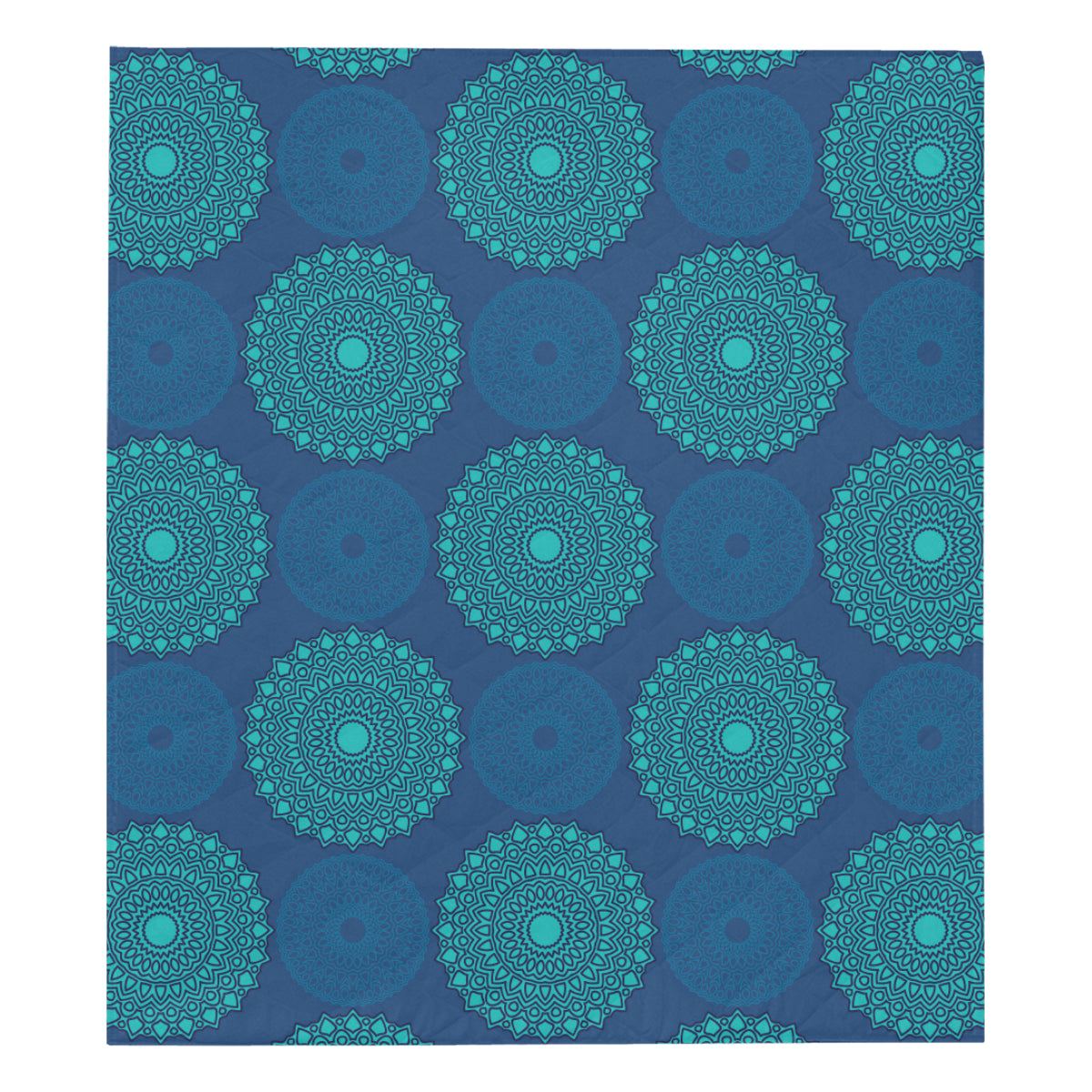 Medallion Pattern Print Design 04 Premium Quilt