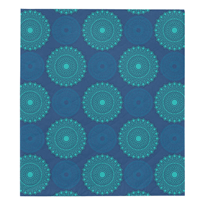 Medallion Pattern Print Design 04 Premium Quilt