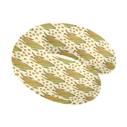 Corn Pattern Print Design 01 U-Shaped Travel Neck Pillow