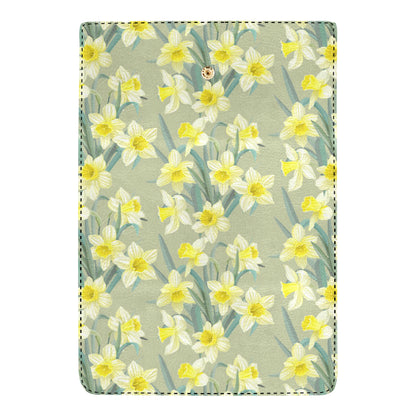 Daffodils Pattern Print Design DF01 Women's Trifold Wallet