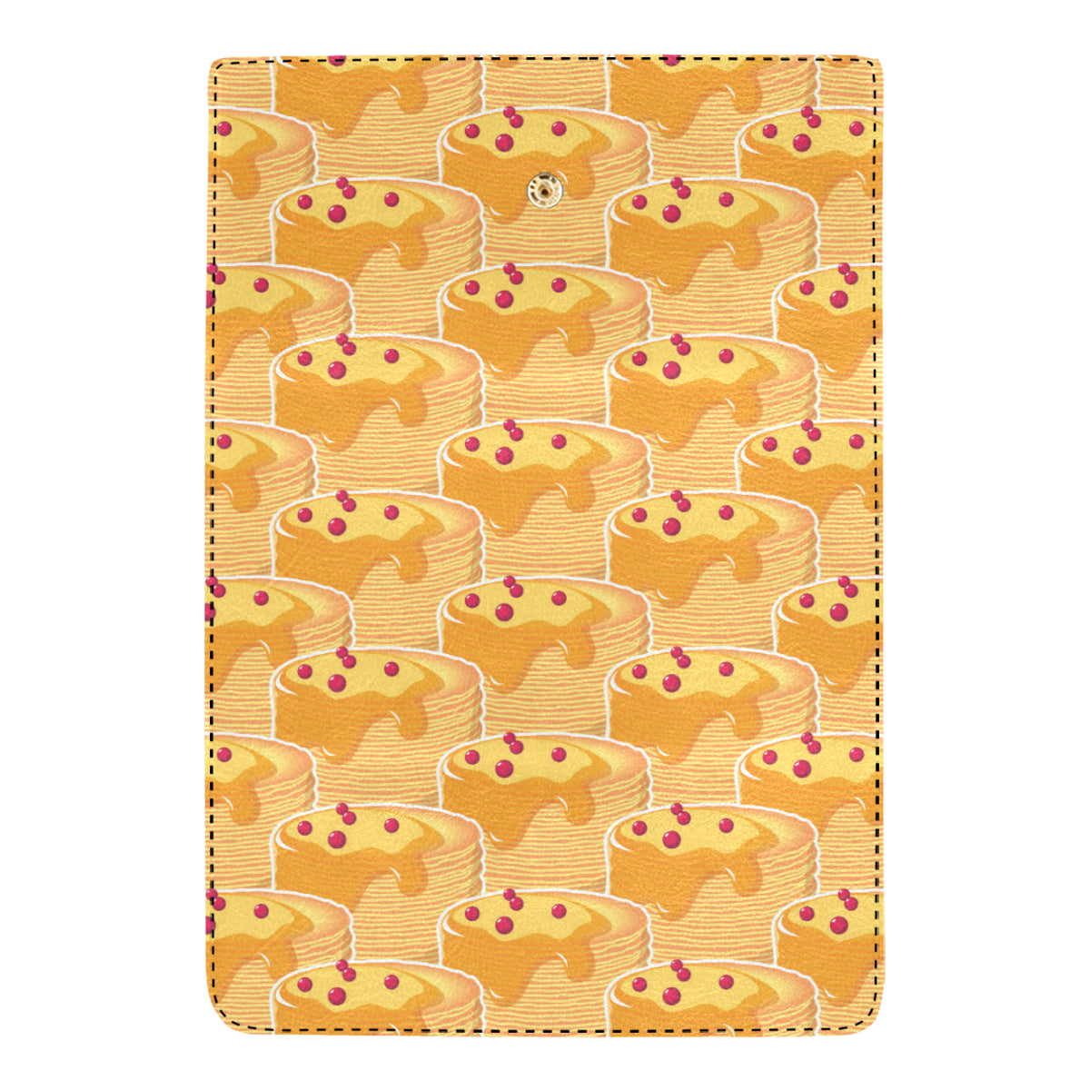 Pancake Pattern Print Design A04 Women's Trifold Wallet