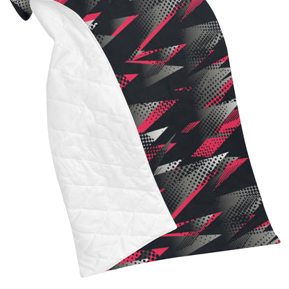 Racing Style Pattern Print Design A04 Premium Quilt