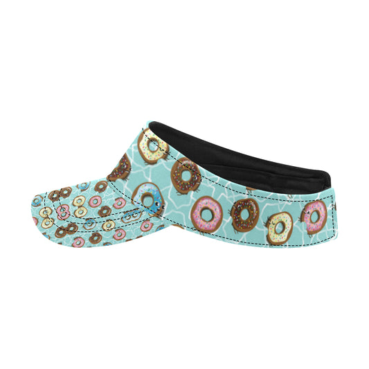 Emoji Donut Print Pattern Unisex Sun Visor