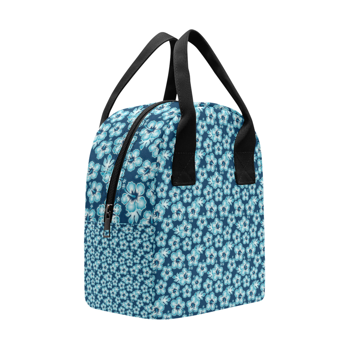 Hibiscus Flower Hawaiian Themed Insulated Lunch Bag