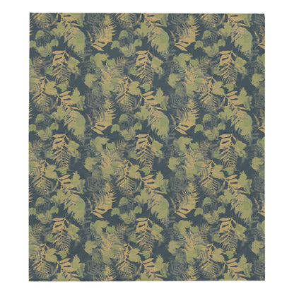 Camouflage Tropical Pattern Print Design 04 Premium Quilt