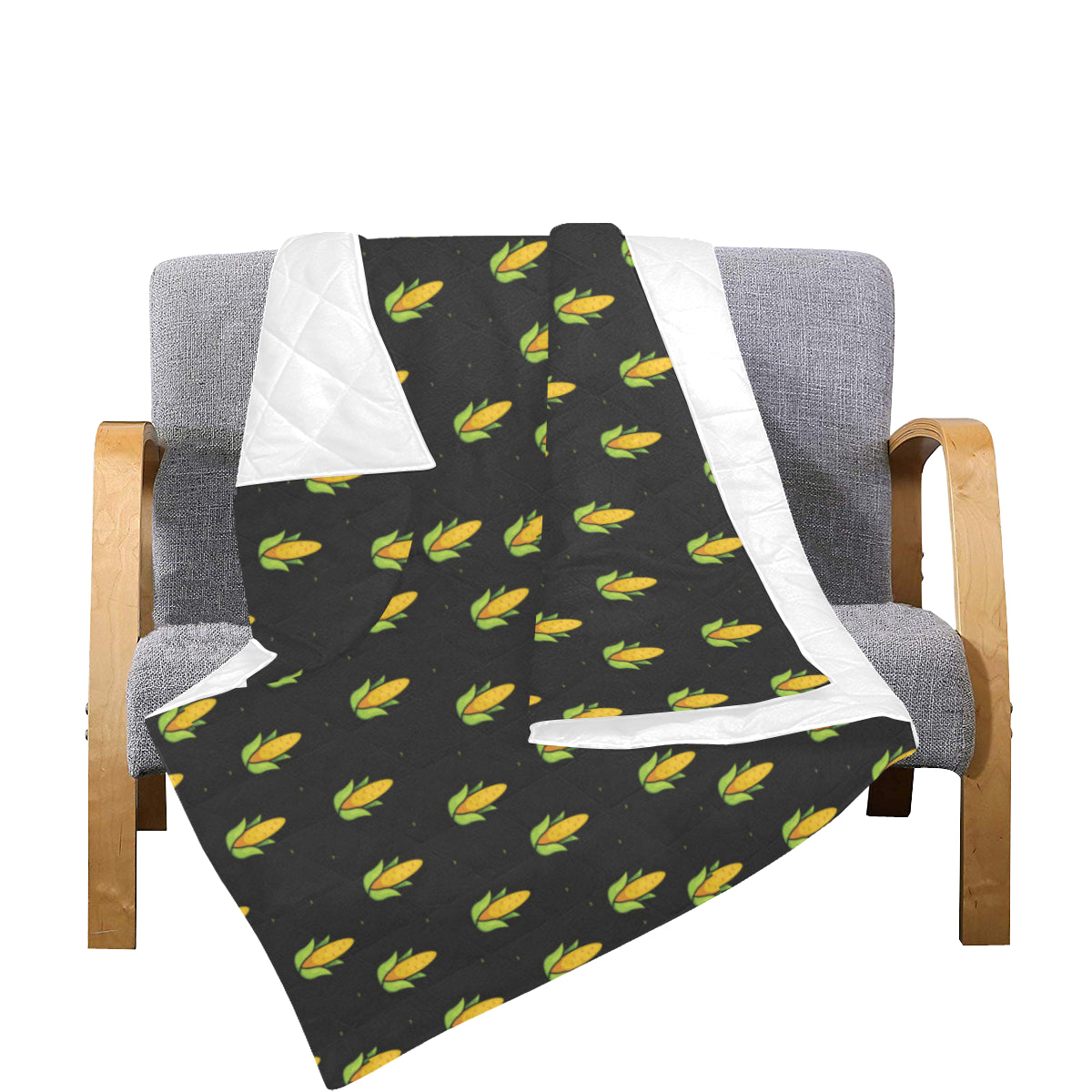 Corn Pattern Print Design 04 Premium Quilt