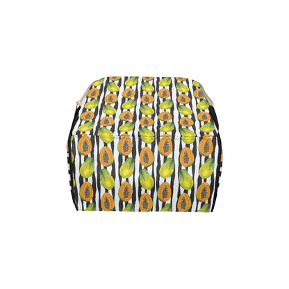 Papaya Pattern Print Design PP01 Diaper Bag Backpack