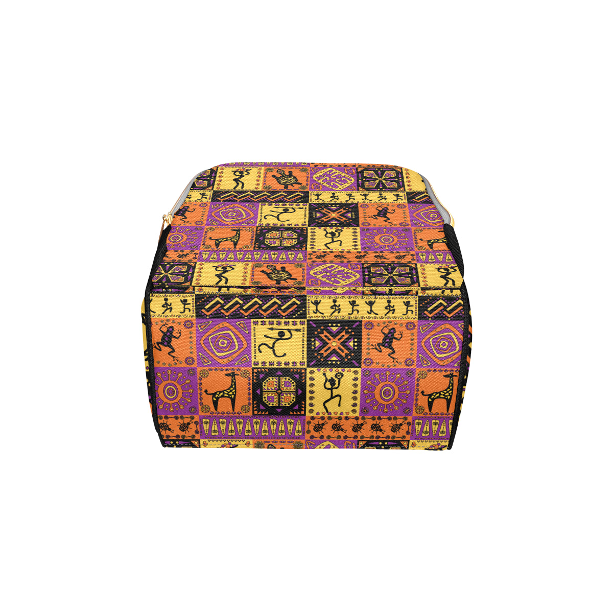 African Pattern Print Design 02 Diaper Bag Backpack
