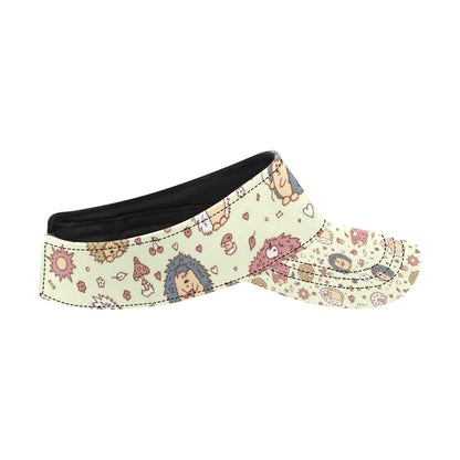 Hedgehog Cute Pattern Print Design 01 Unisex Sun Visor